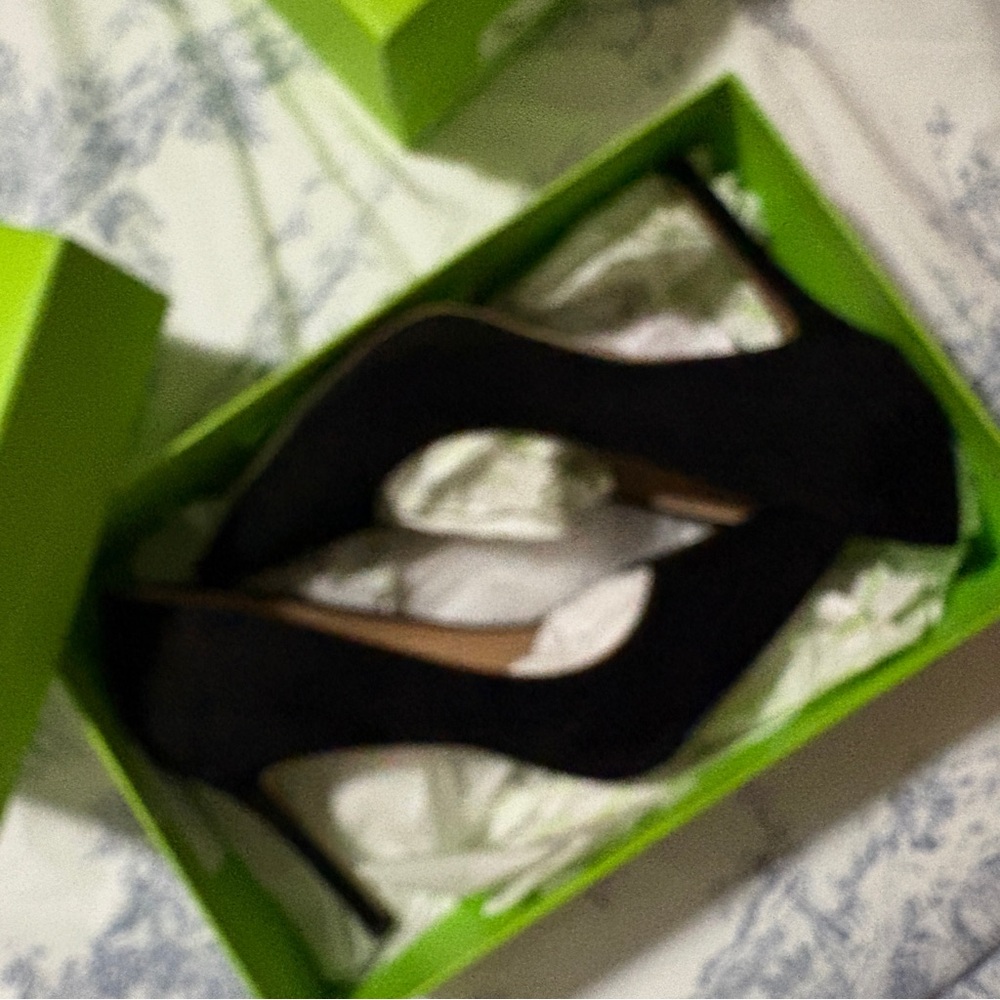 Sam Edelman Black Suede Heels